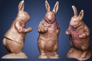 3D мадэль Белый Кролик (STL)